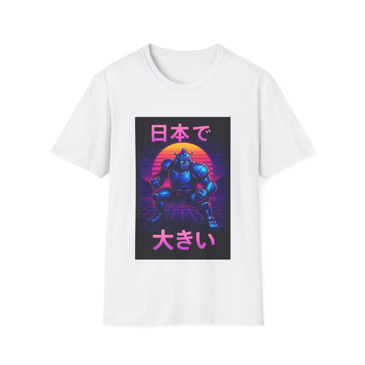 Retro Japanese Graphic T-Shirt, Unisex Tee for Anime Lovers, Streetwear Fashion, Gift for Gamers, Summer Casual Wear