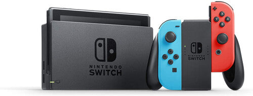 Gaming Console: Nintendo Switch - Neon Red and Blue