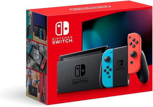 Gaming Console: Nintendo Switch - Neon Red and Blue